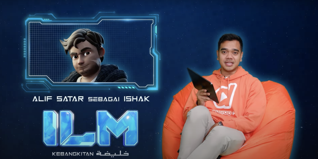 Alif Satar sebagai Ishak dalam siri animasi ILM Kebangkitan Khalifah