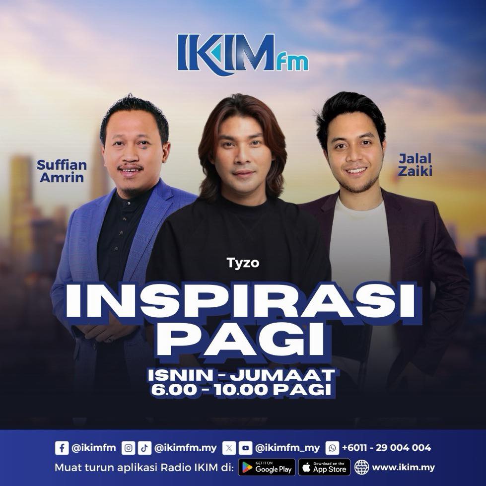 IKIMFM - Suffian Tyzo dan Jalal Zaiki. Sumber: IKIMFM